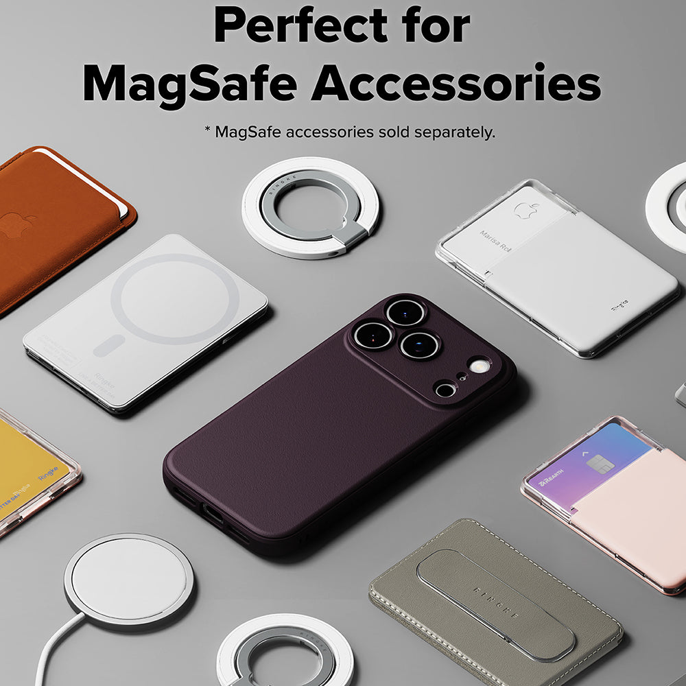 MagSafe maska za Apple iPhone 18 Pro Max / 17 Pro Max, Ringke, Onyx, tamnocrvena