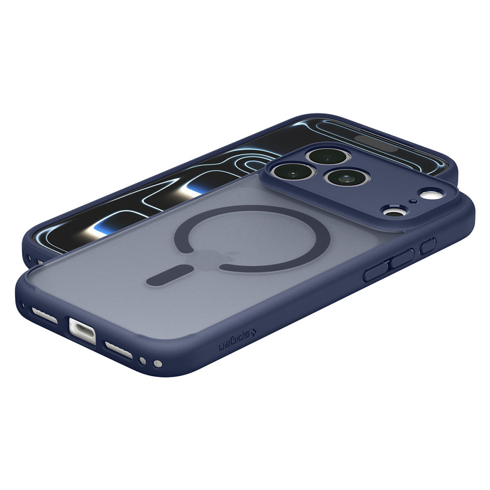MagSafe futrola za Apple iPhone 18 Pro Max / 17 Pro Max, Spigen, Ultra Hybrid, Matirano Plava ACS11918
