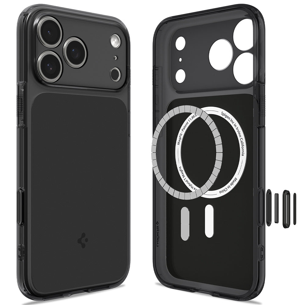 MagSafe futrola za Apple iPhone 18 Pro Max / 17 Pro Max, Spigen, Ultra Hybrid T, Crna Mat ACS12134