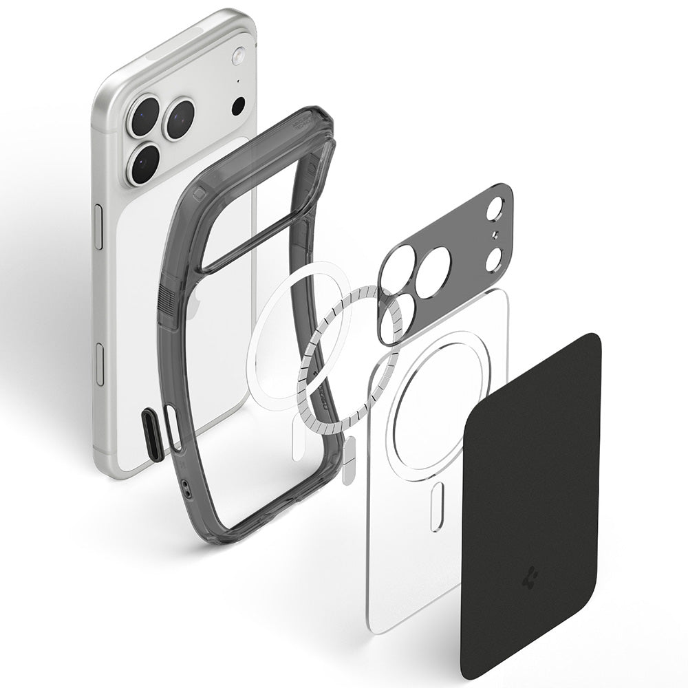 MagSafe futrola za Apple iPhone 18 Pro Max / 17 Pro Max, Spigen, Ultra Hybrid T, Crna Mat ACS12134