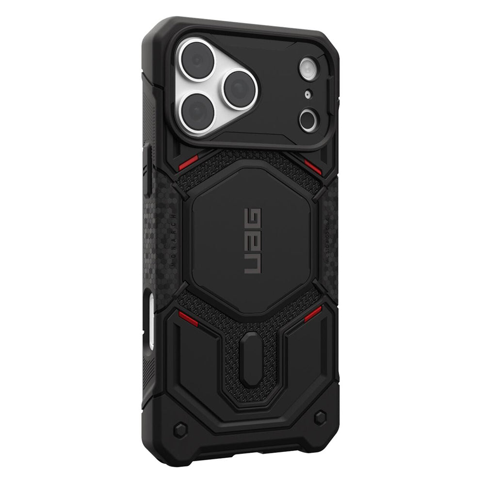 MagSafe futrola za Apple iPhone 18 Pro Max / 17 Pro Max, Urban Armor Gear Kevlar, Monarch Pro, Crna