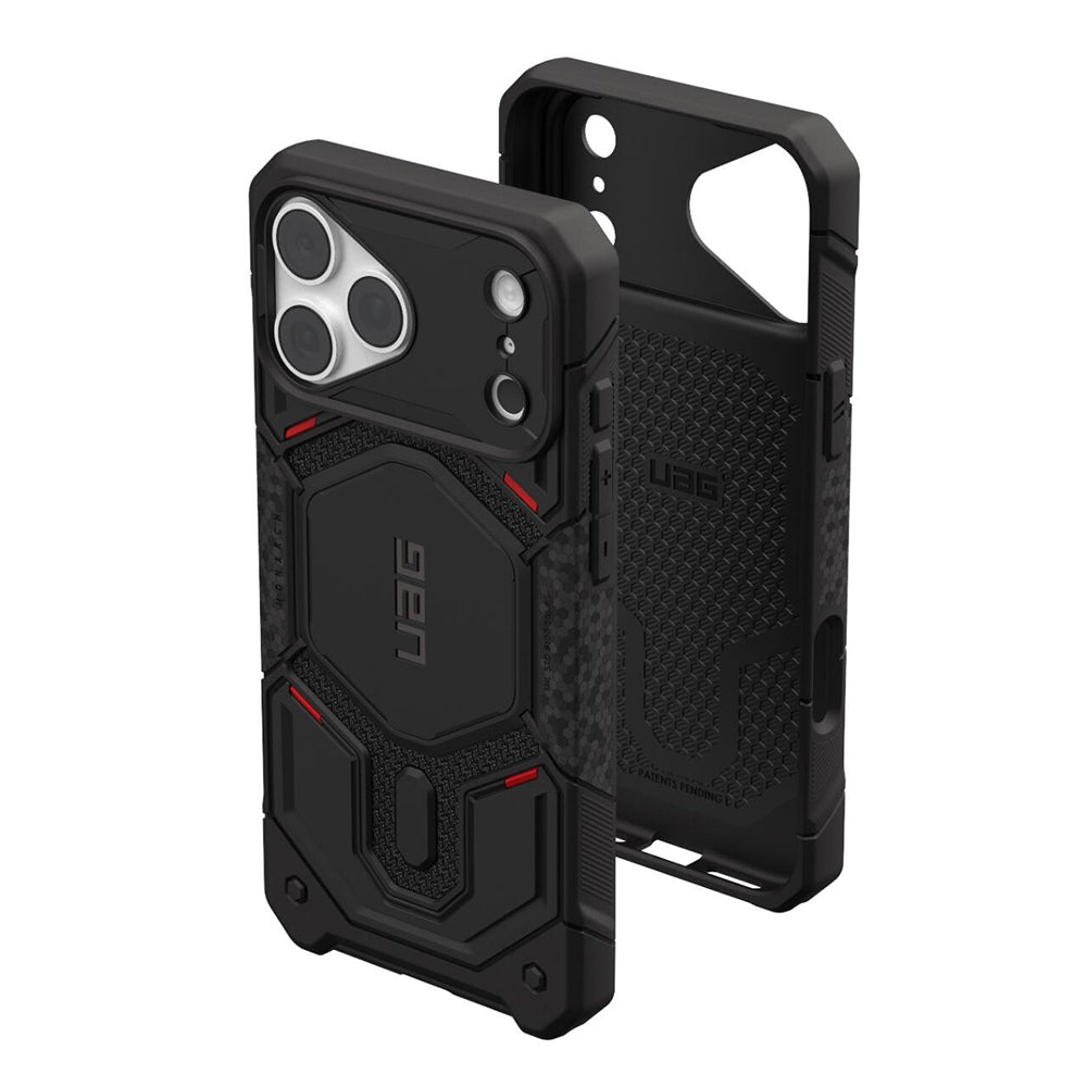 MagSafe futrola za Apple iPhone 18 Pro Max / 17 Pro Max, Urban Armor Gear Kevlar, Monarch Pro, Crna