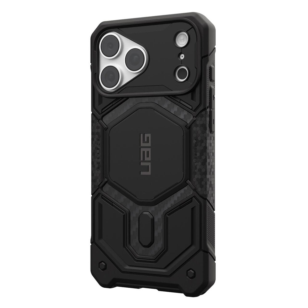 MagSafe futrola za Apple iPhone 18 Pro Max / 17 Pro Max, Urban Armor Gear, Monarch Pro Carbon, Crna