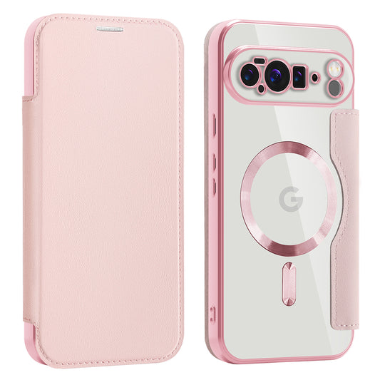 MagSafe futrola za Google Pixel 10 Pro XL, Techsuit, SmartMag Book, Roza