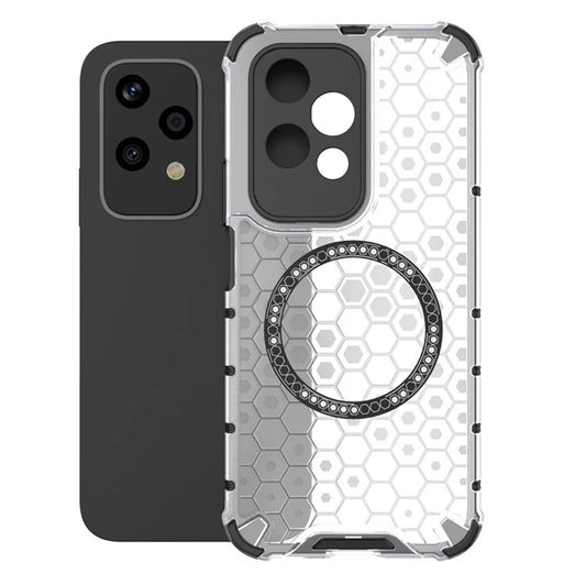 MagSafe futrola za Honor 200 Lite, Techsuit, HoneyComb Shield, Bijela