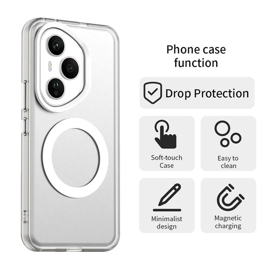 MagSafe futrola za Honor 400 Pro, Techsuit, CandyCase, Bijela