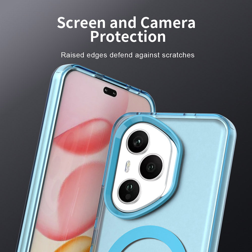 MagSafe futrola za Honor 400 Pro, Techsuit, CandyCase, Plava