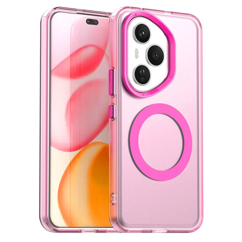 MagSafe futrola za Honor 400 Pro, Techsuit, CandyCase, Roza
