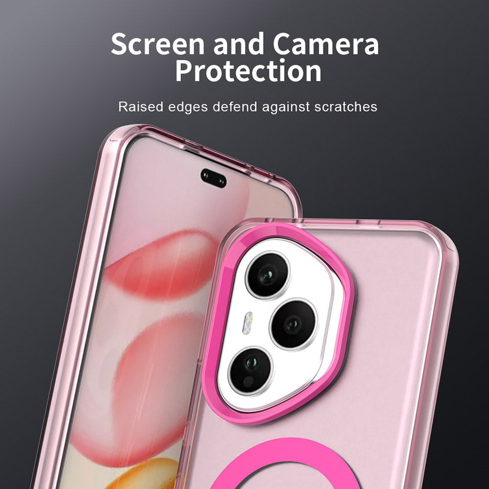 MagSafe futrola za Honor 400 Pro, Techsuit, CandyCase, Roza