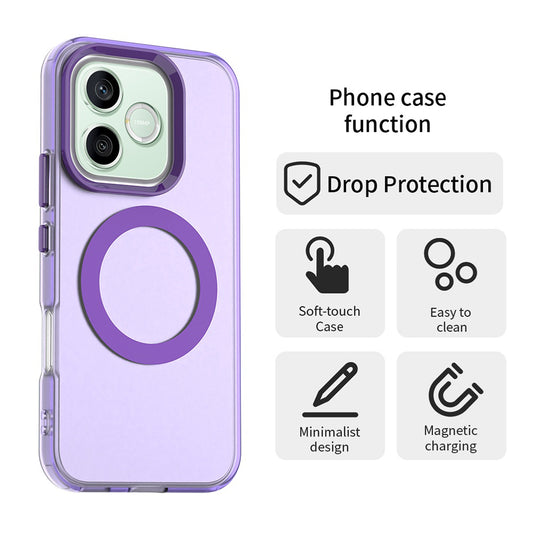 MagSafe futrola za Honor 600 Pro / 600, Techsuit, CandyCase, Ljubičasta