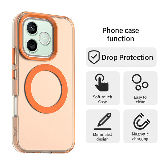 MagSafe futrola za Honor 600 Pro / 600, Techsuit, CandyCase, Narančasta