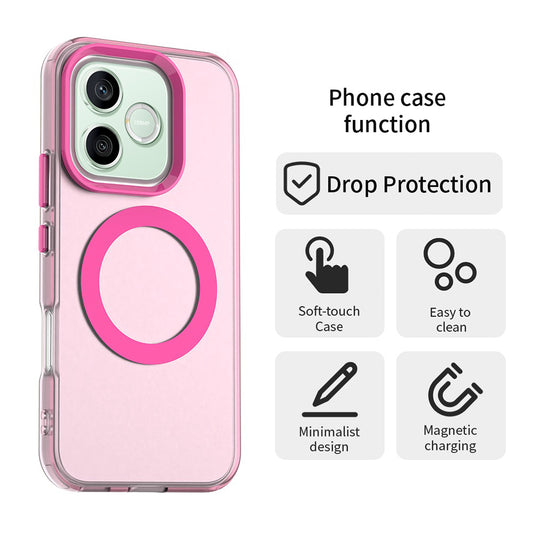 MagSafe futrola za Honor 600 Pro / 600, Techsuit, CandyCase, Roza