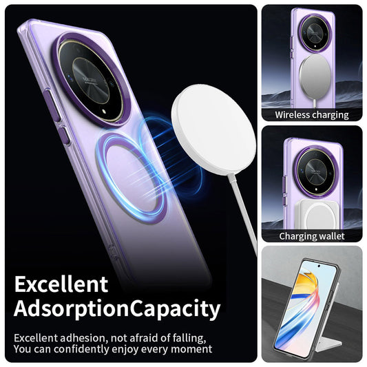 MagSafe futrola za Honor Magic6 Lite, Techsuit, CandyCase, Ljubičasta