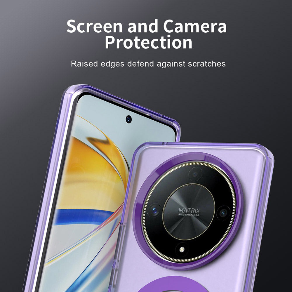 MagSafe futrola za Honor Magic6 Lite, Techsuit, CandyCase, Ljubičasta