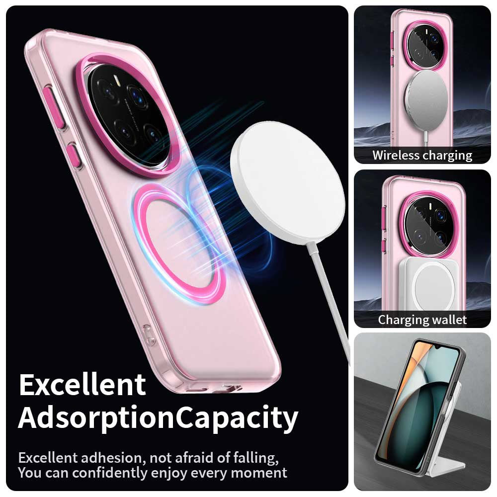 MagSafe futrola za Honor Magic7 Pro, Techsuit, CandyCase, Roza