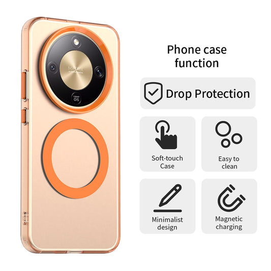 Futrola MagSafe za Honor Magic8 Lite, Techsuit, CandyCase, Narančasta