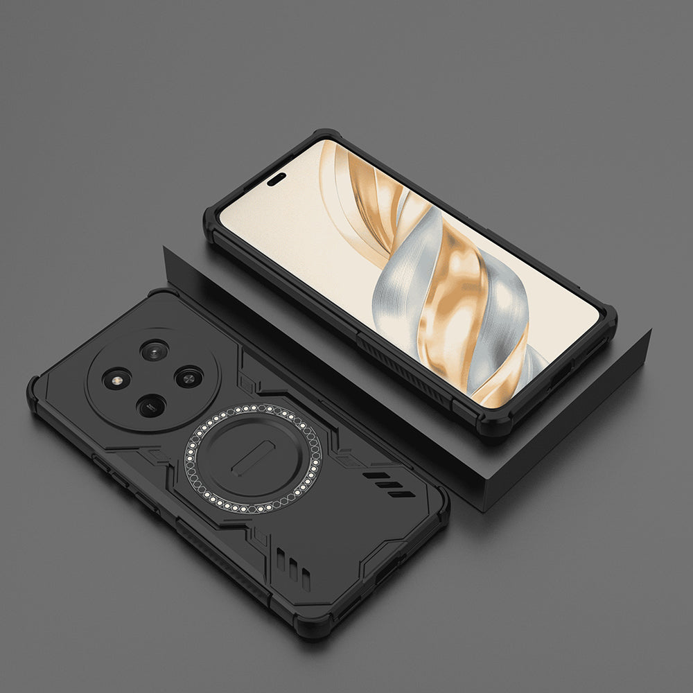 MagSafe futrola za Honor X9c / Magic7 Lite, Techsuit, ArmorMag, Crna
