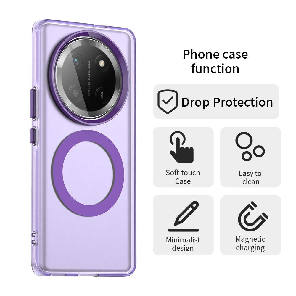 MagSafe futrola za Honor X9c / Magic7 Lite, Techsuit, CandyCase, Ljubičasta