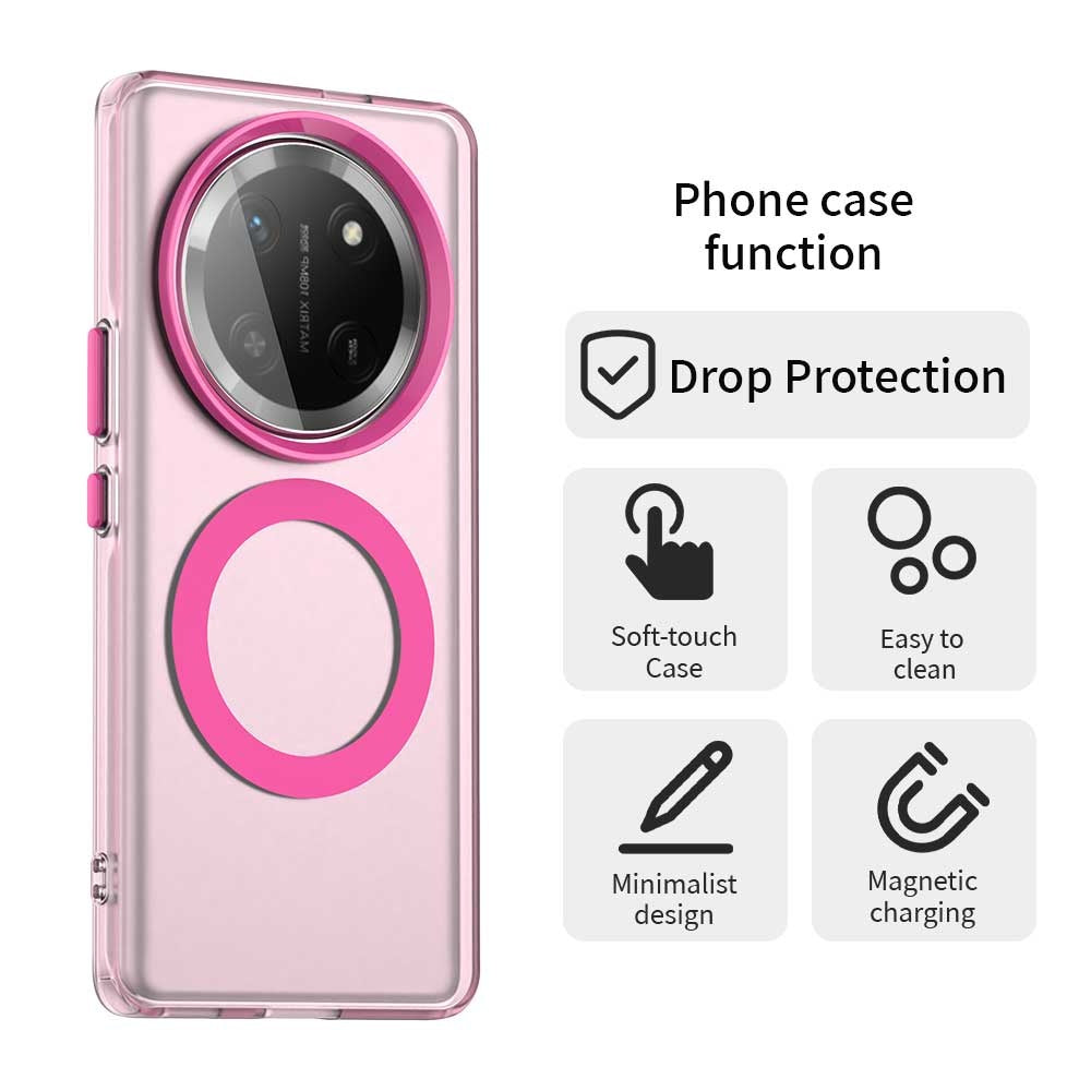 MagSafe futrola za Honor X9c / Magic7 Lite, Techsuit, CandyCase, Roza