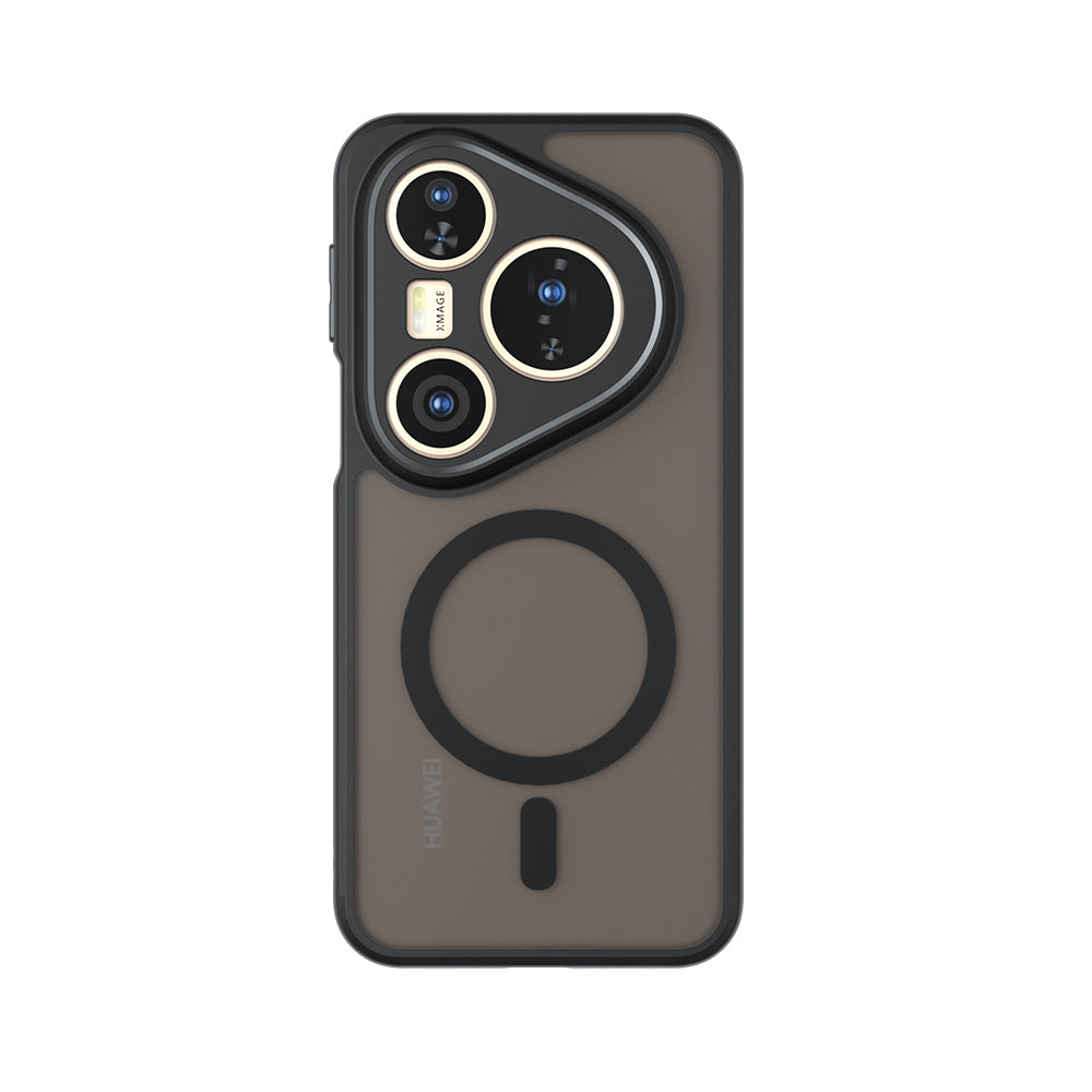 MagSafe futrola za Huawei Pura 80 Pro / Pura 80 Ultra, Techsuit, PureFrost, Crna Satenska