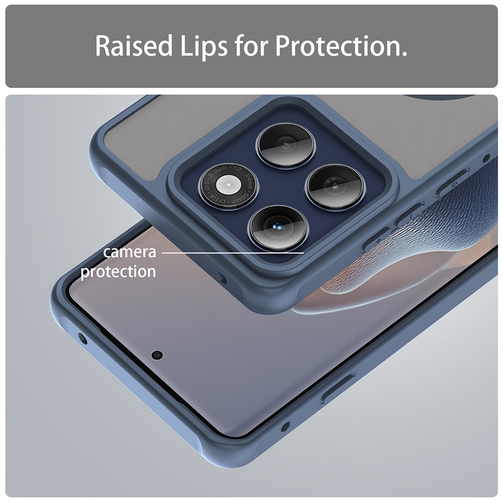 MagSafe futrola za Motorola Edge 60 Pro, Techsuit, HaloFrost II (Velika rupa za leću), Tamnoplava