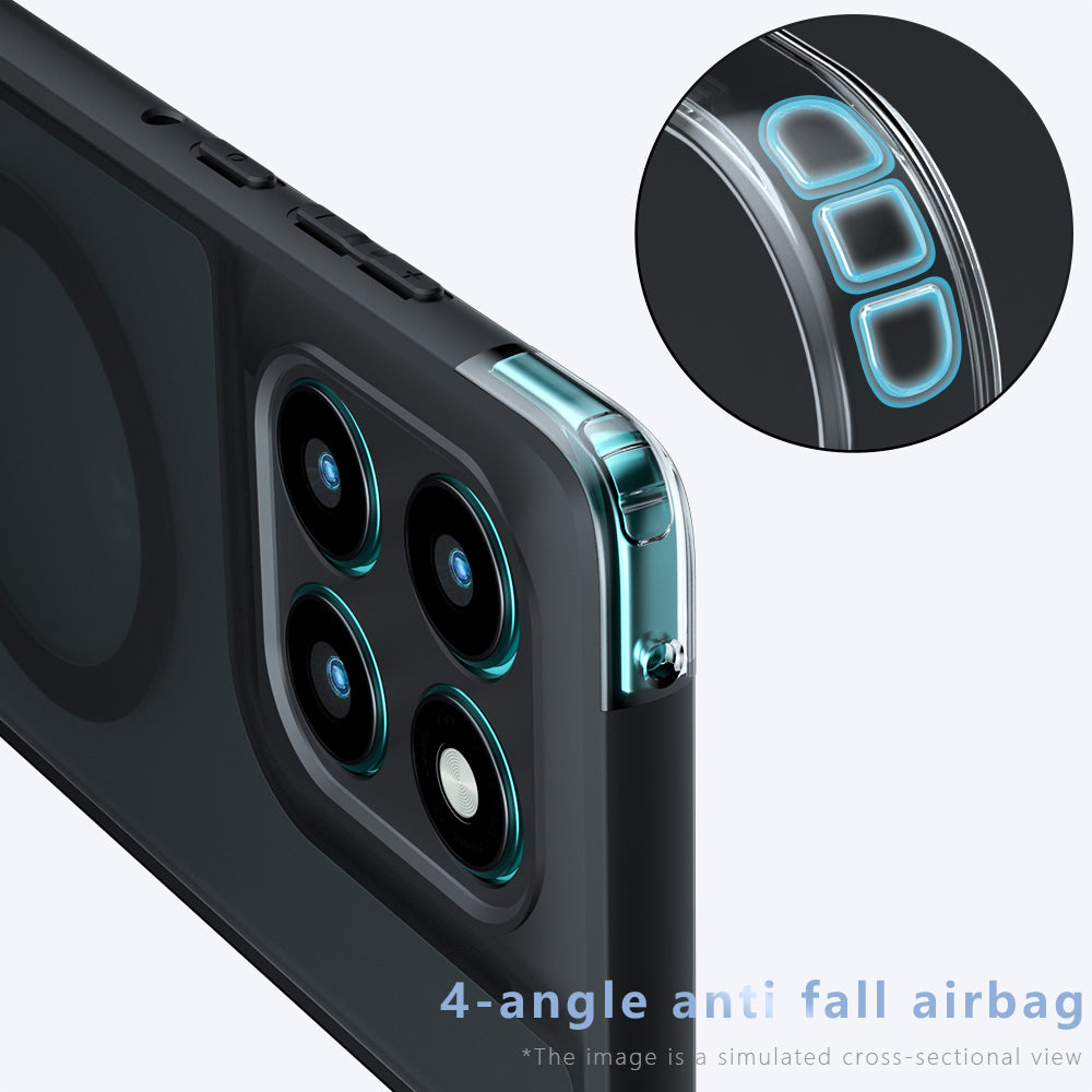 MagSafe futrola za Motorola Edge 60 Pro, Techsuit, PureFrost, Crna