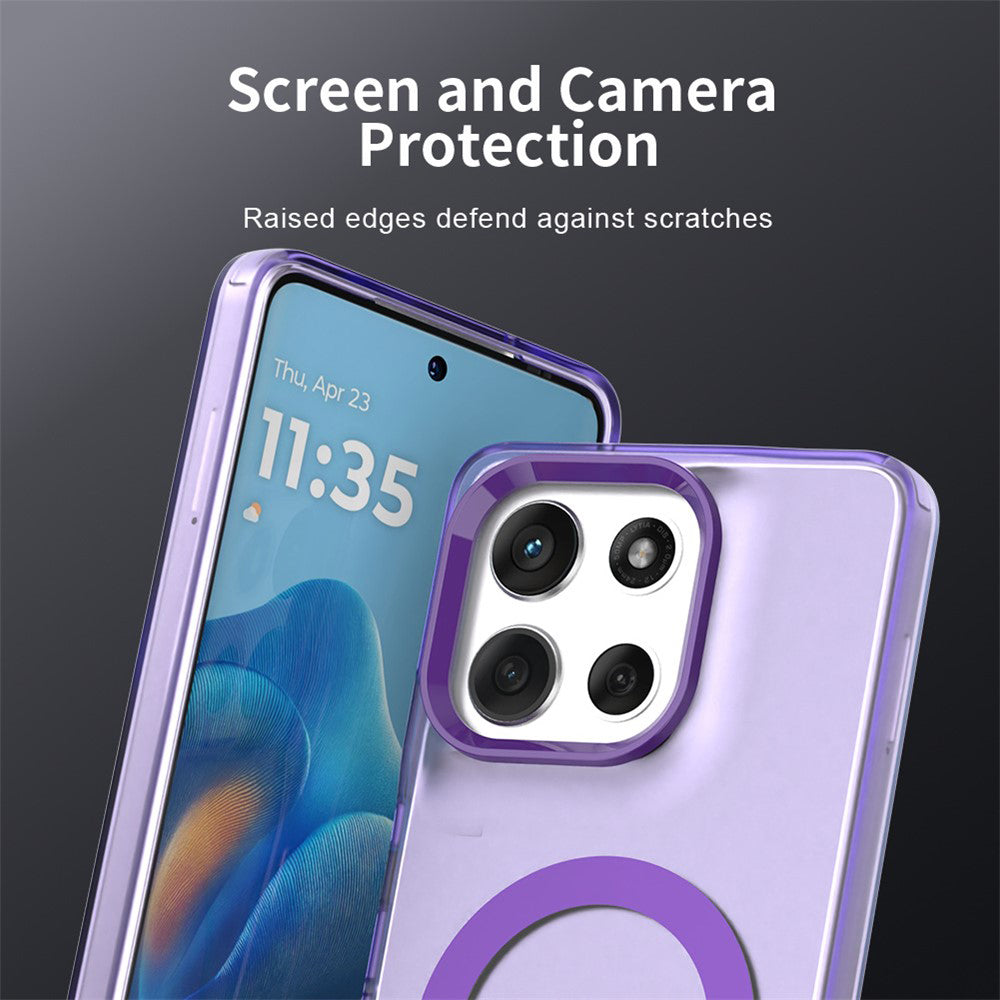 MagSafe futrola za Motorola Moto G86, Techsuit, CandyCase, Ljubičasta
