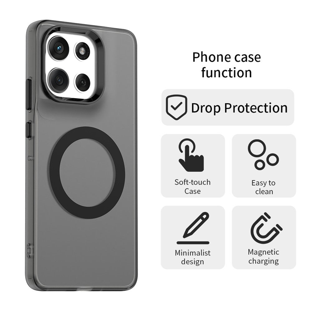MagSafe futrola za Motorola Moto G86, Techsuit, CandyCase, Crna