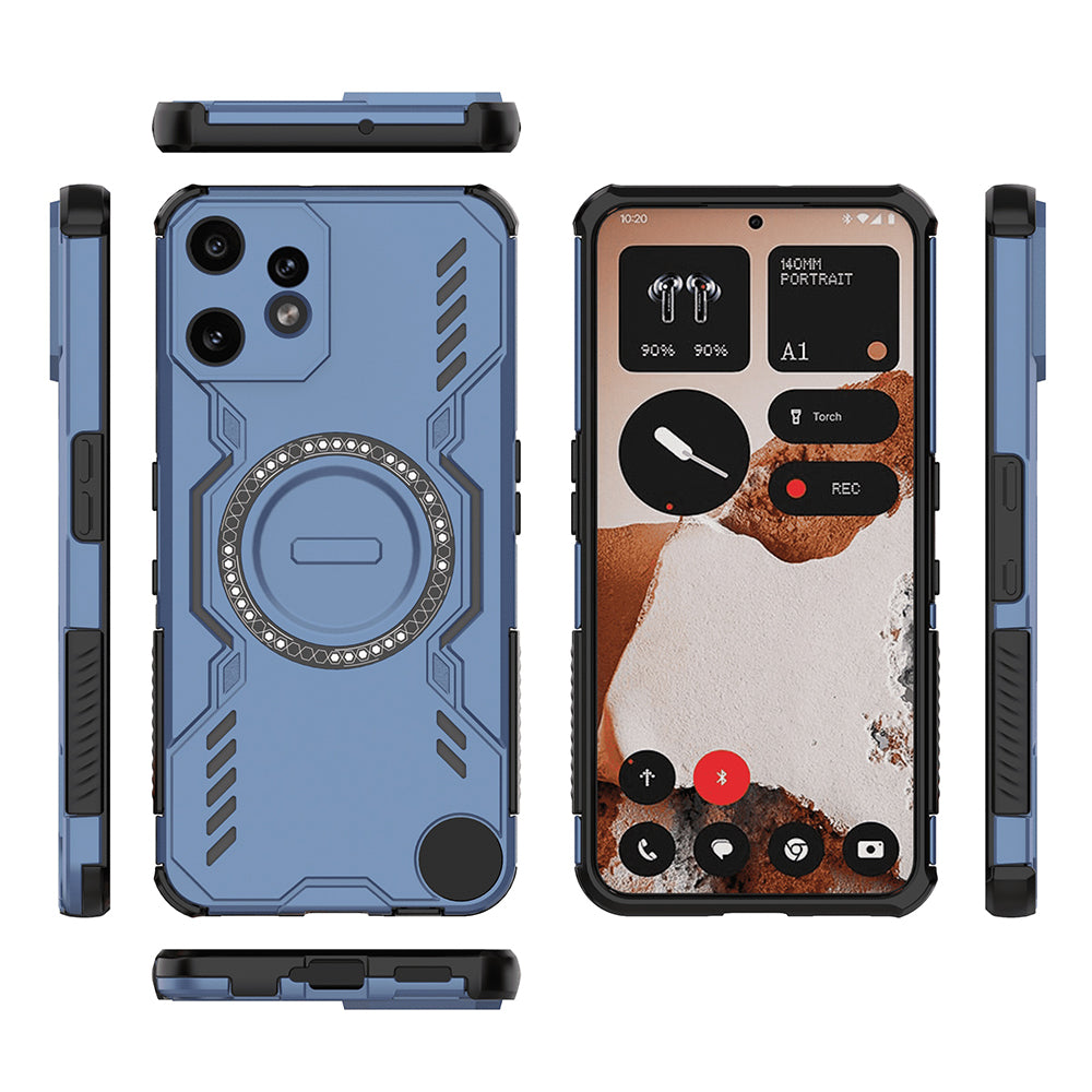 MagSafe futrola za Nothing CMF Phone 2 Pro, Techsuit, ArmorMag, Plava