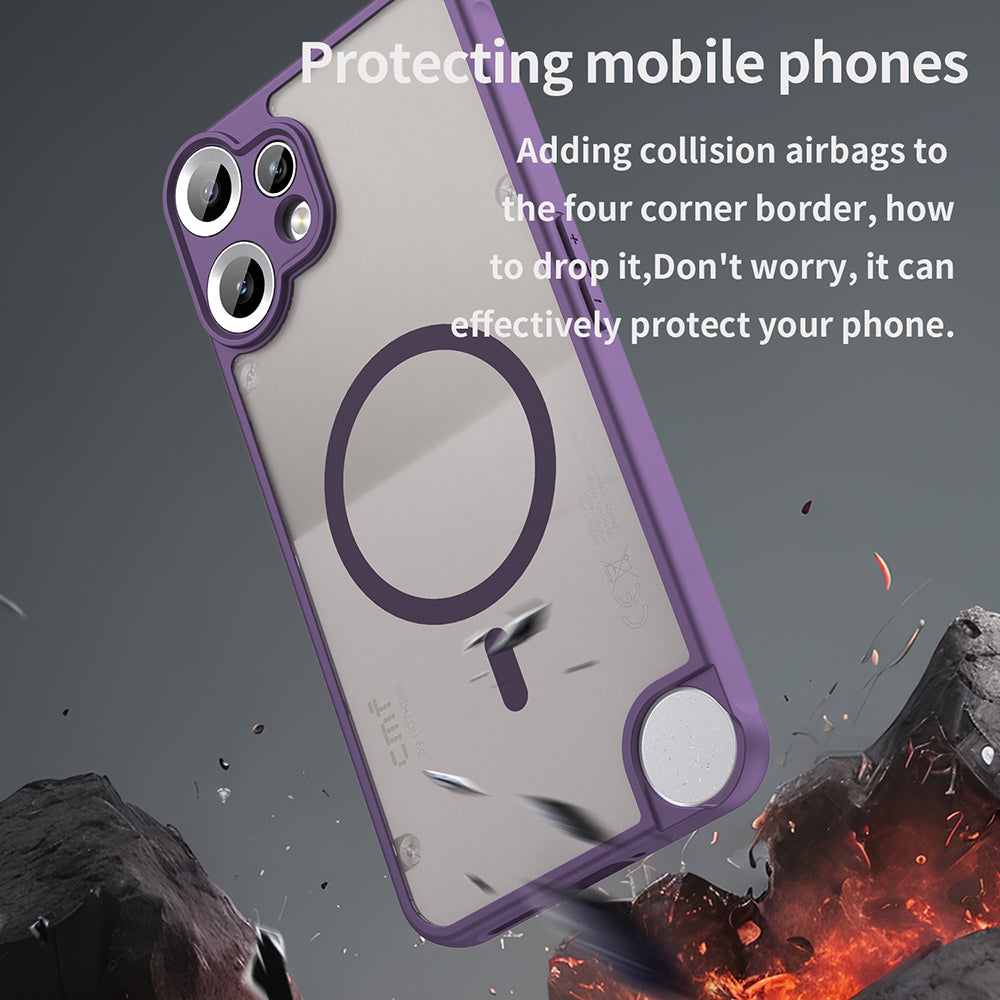 MagSafe futrola za Nothing CMF Phone 2 Pro, Techsuit, HaloFrost II, Ljubičasta