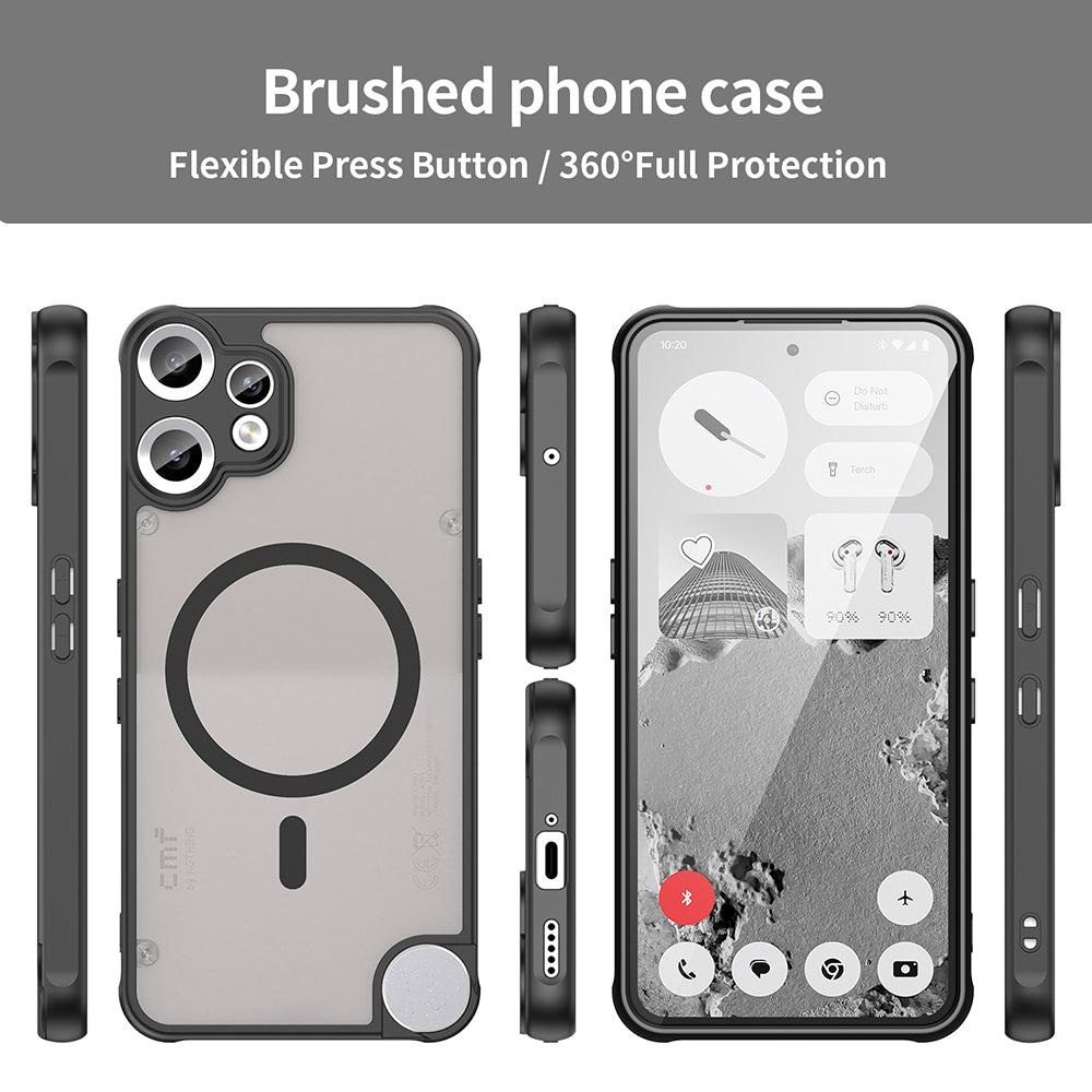 MagSafe futrola za Nothing CMF Phone 2 Pro, Techsuit, HaloFrost II, Crna