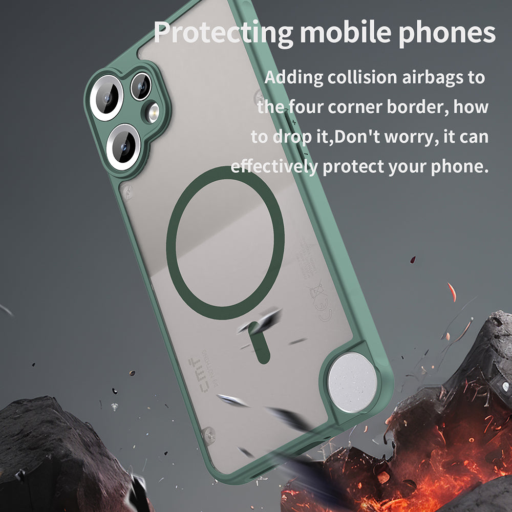 MagSafe futrola za Nothing CMF Phone 2 Pro, Techsuit, HaloFrost II, Zelena
