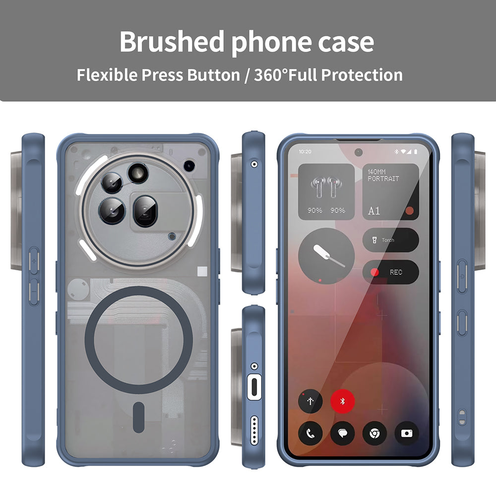 MagSafe futrola za Nothing Phone (3a) Pro, Techsuit, HaloFrost II, Tamnoplava