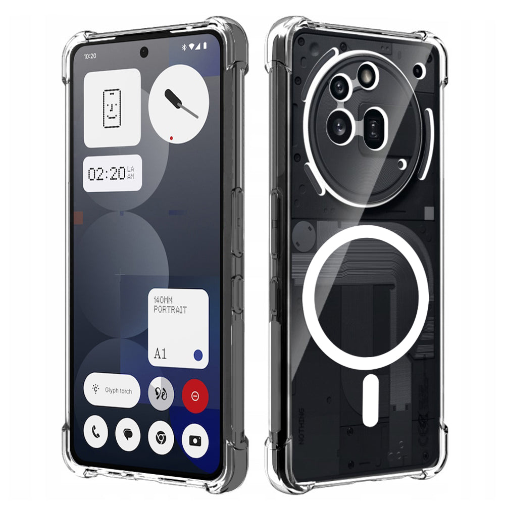 MagSafe futrola za Nothing Phone (3a) Pro, Techsuit, Otporna na udarce, Prozirna