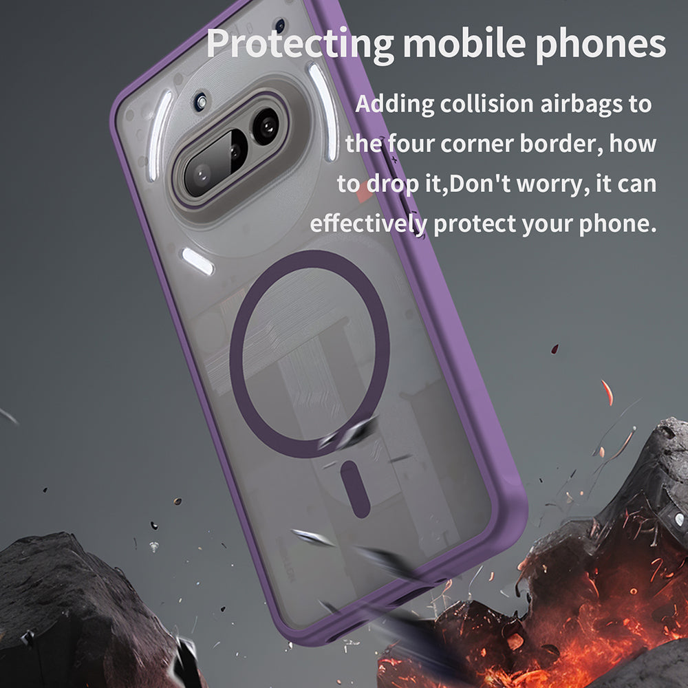 MagSafe futrola za Nothing Phone (3a), Techsuit, HaloFrost II, Ljubičasta