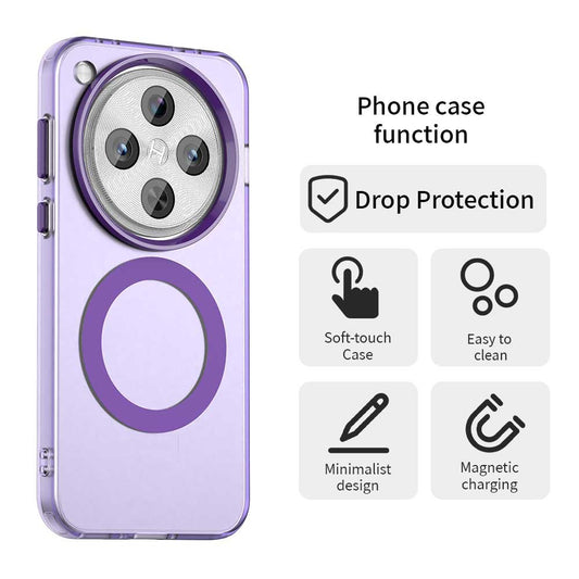 MagSafe maska za Oppo Find X8 Pro, Techsuit, CandyCase, Ljubičasta