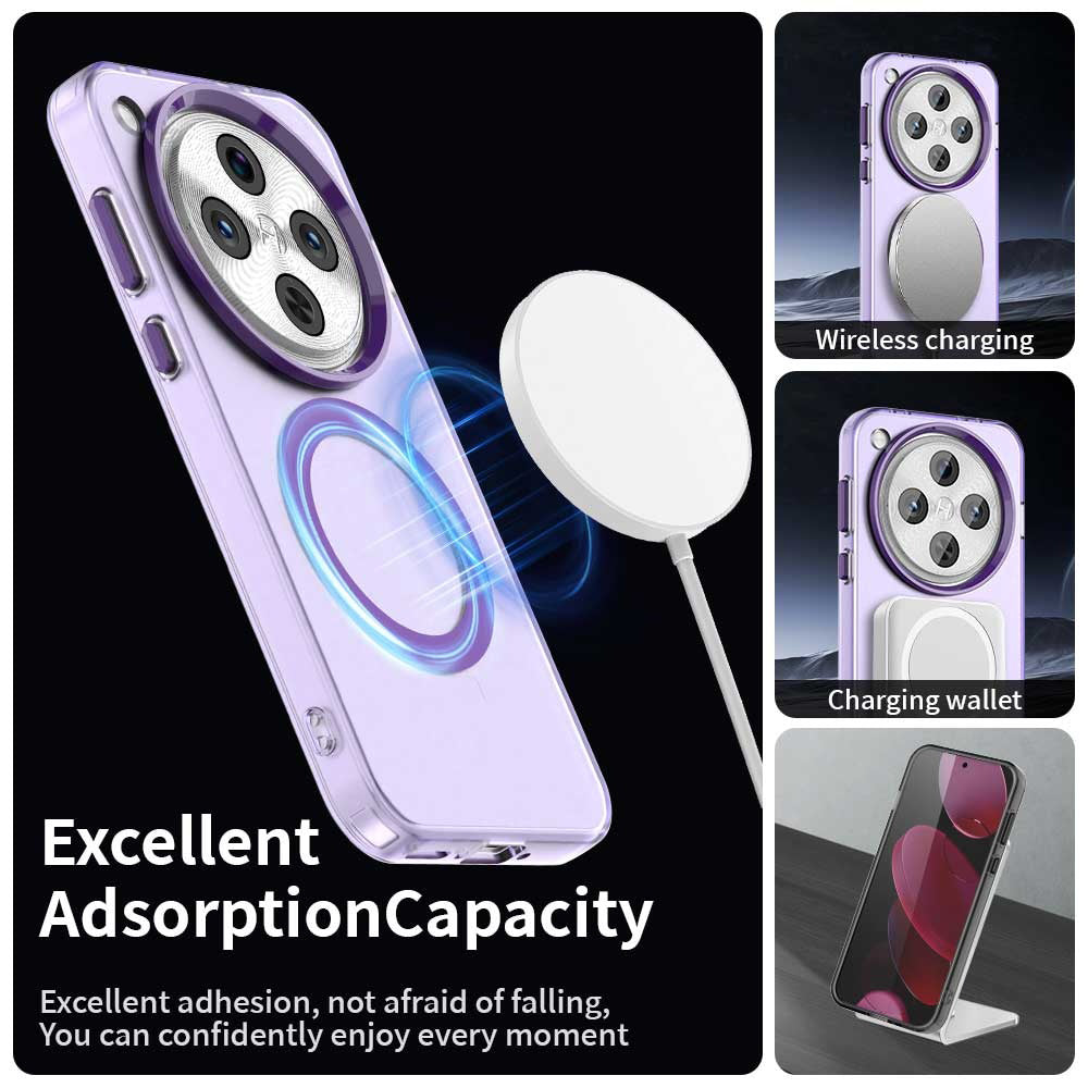 MagSafe maska za Oppo Find X8 Pro, Techsuit, CandyCase, Ljubičasta