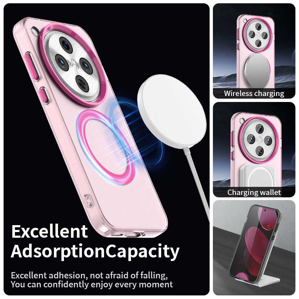 MagSafe maska za Oppo Find X8 Pro, Techsuit, CandyCase, Roza