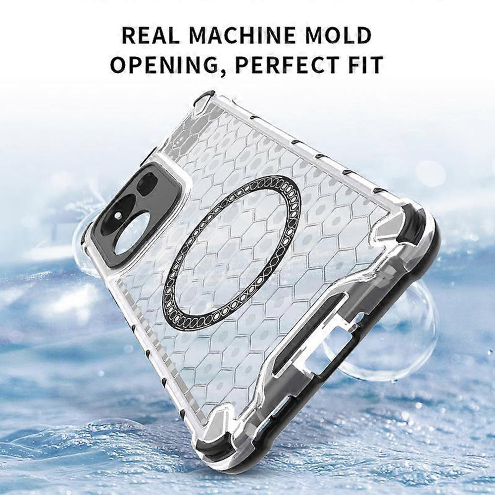 MagSafe futrola za Oppo Reno13 FS 5G / Reno13 F 4G / Reno13 F, Techsuit, HoneyComb Shield, Crna