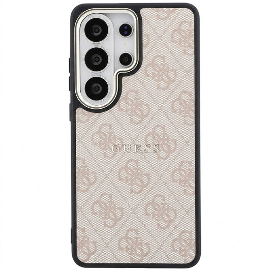 MagSafe futrola za Samsung Galaxy S26 Ultra S948, Guess, 4G Embossed Ring, Roza