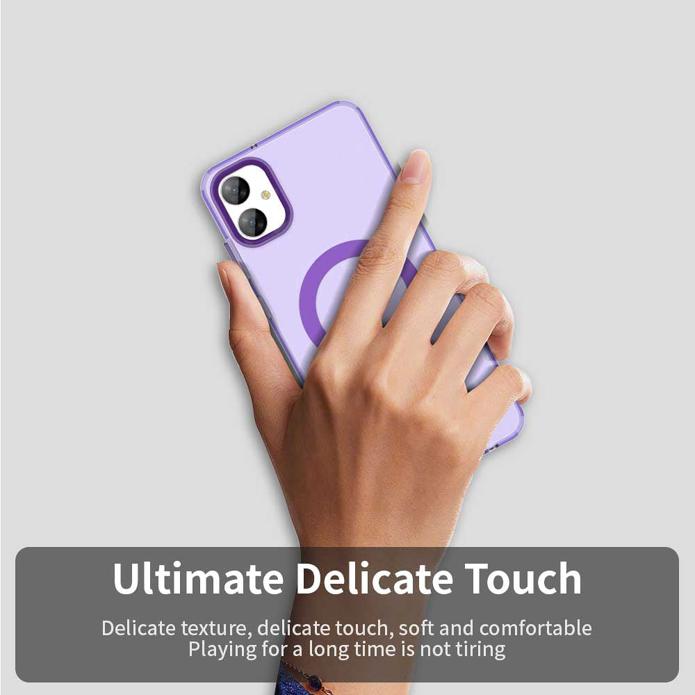 MagSafe maska za Samsung Galaxy A05 A055, Techsuit, CandyCase, Ljubičasta
