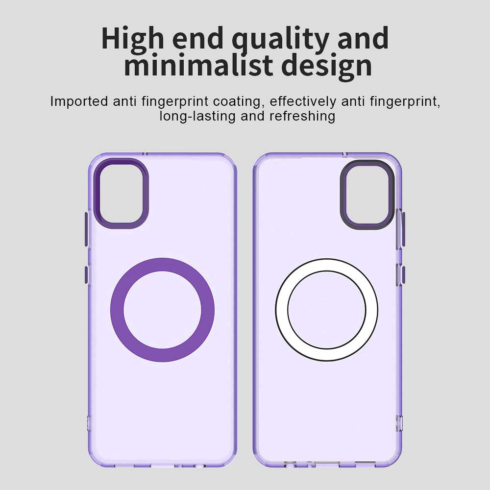 MagSafe maska za Samsung Galaxy A05 A055, Techsuit, CandyCase, Ljubičasta