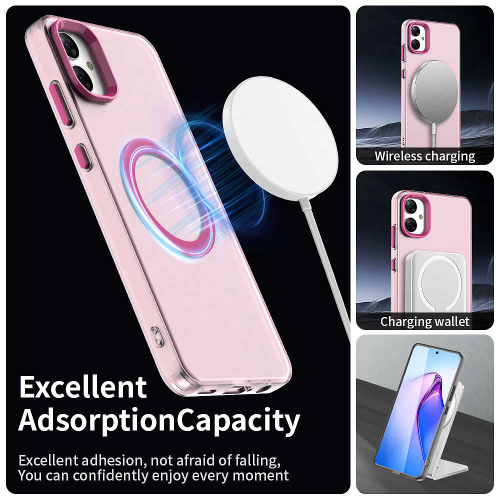 MagSafe futrola za Samsung Galaxy A05 A055, Techsuit, CandyCase, Roza