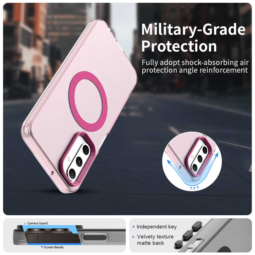 MagSafe futrola za Samsung Galaxy A05s A057, Techsuit, CandyCase, Roza