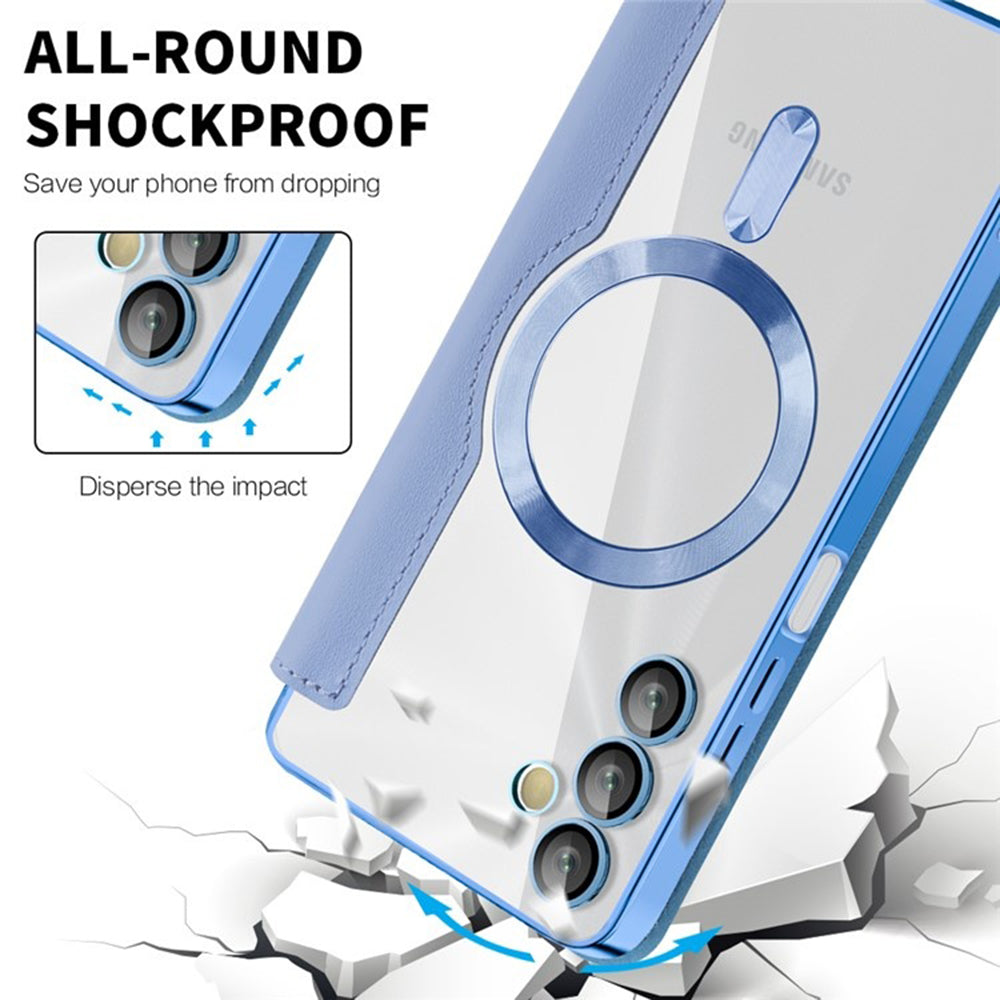 MagSafe futrola za Samsung Galaxy A05s A057, Techsuit, SmartMag Book, Plava