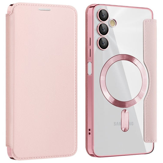 MagSafe futrola za Samsung Galaxy A05s A057, Techsuit, SmartMag Book, Roza