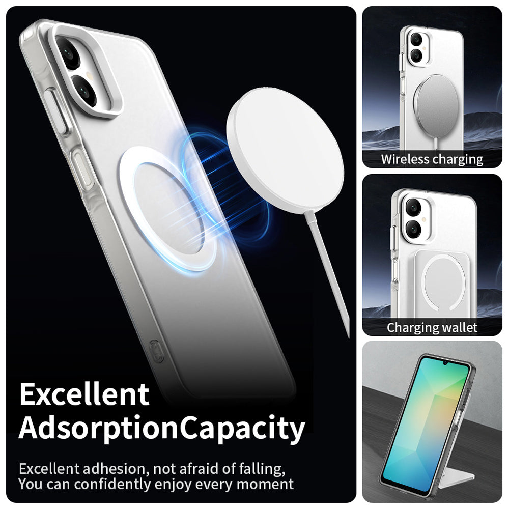 MagSafe futrola za Samsung Galaxy A06 A065, Techsuit, CandyCase, Bijela