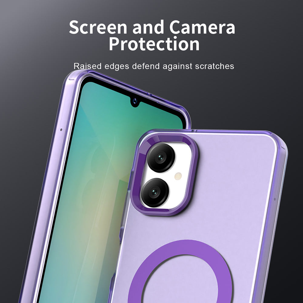 MagSafe futrola za Samsung Galaxy A06 A065, Techsuit, CandyCase, Ljubičasta