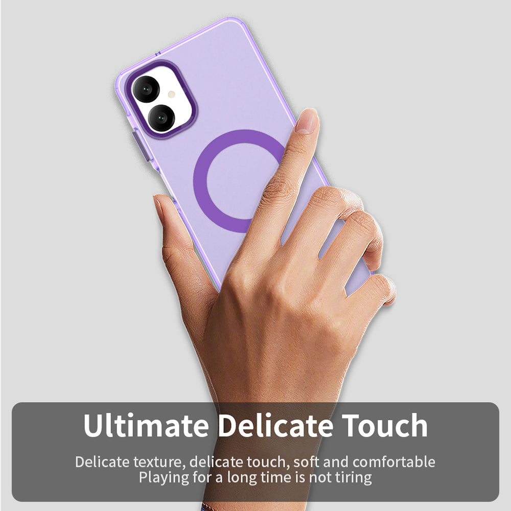 MagSafe futrola za Samsung Galaxy A06 A065, Techsuit, CandyCase, Ljubičasta