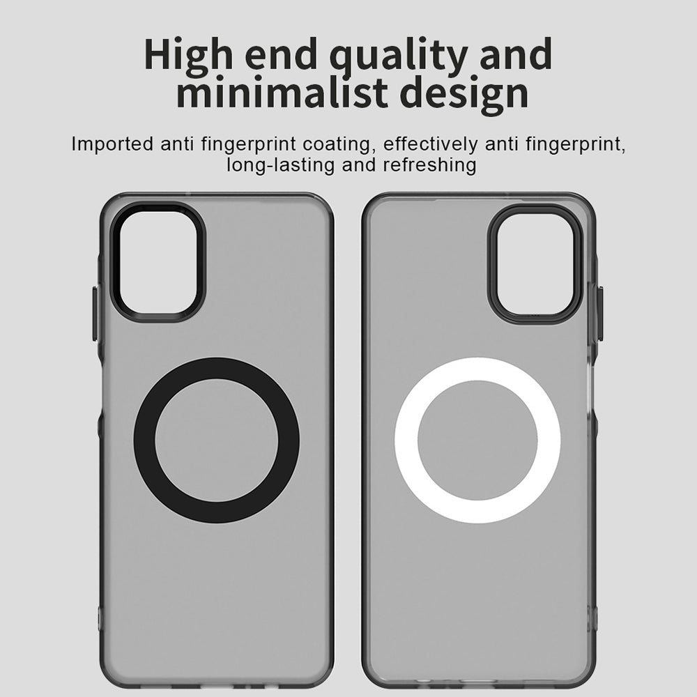 MagSafe futrola za Samsung Galaxy A06 A065, Techsuit, CandyCase, Crna